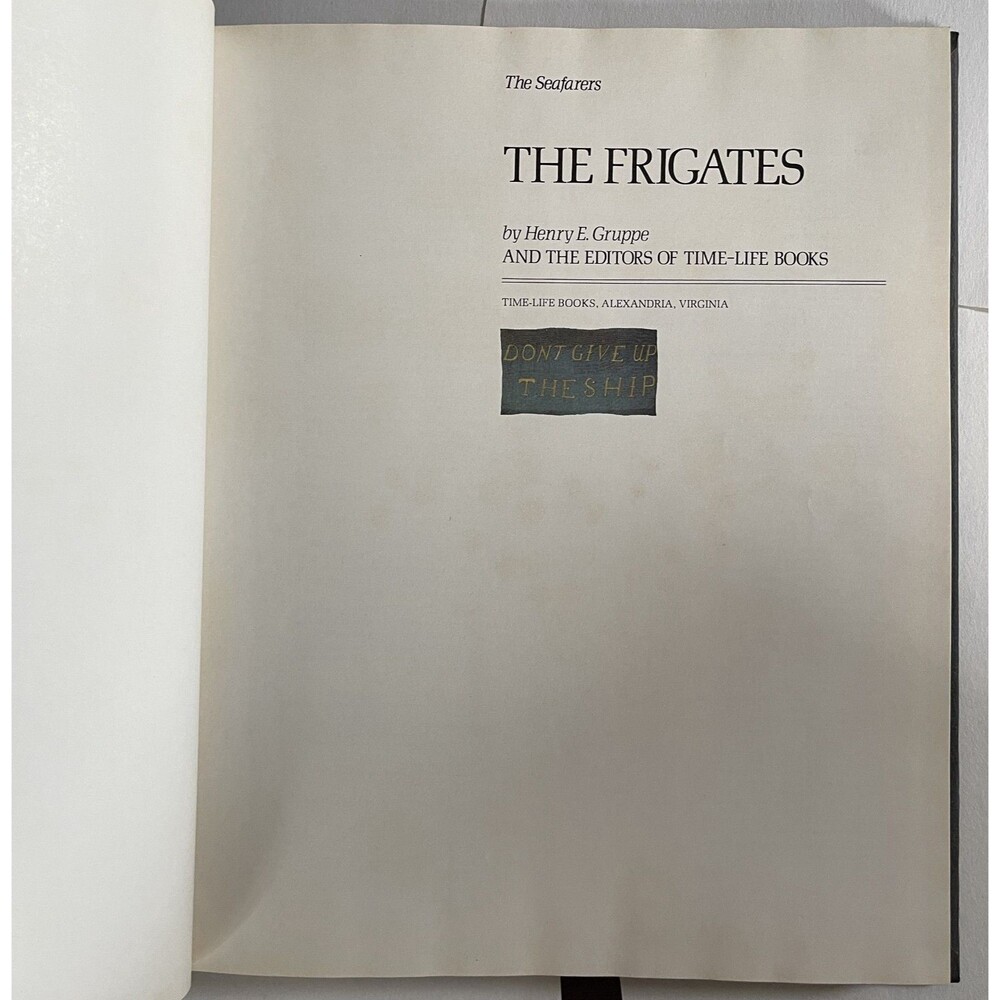 Time Life Seafarers The Frigates 1978 Vintage Hardcover Coffee Table Book - Picture 2 of 7